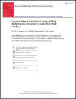 Opportunities and pitfalls of using Building Performance Simulation in explorative R&D contexts